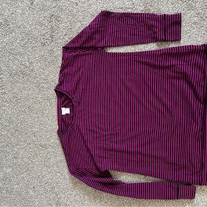 Striped Long Sleeve Top